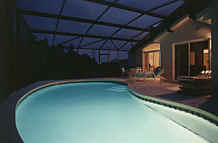 Swim in privacy at night in the Florida warmth!